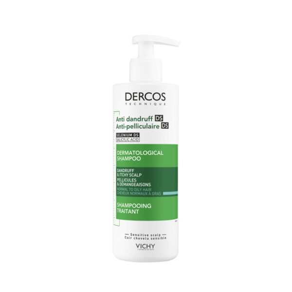Vichy Dercos Technique Anti-Roos DS Shampoo - Normaal tot Vet haar - 390ml