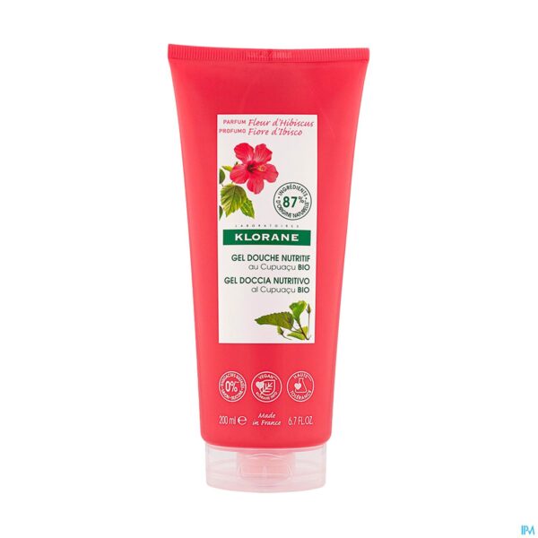 Klorane Lichaam Douchegel Hibiscusbloem 200ml Nf
