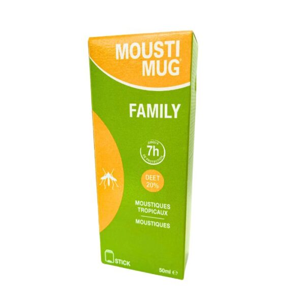 Moustimug Family 20% DEET Stick - 50ml