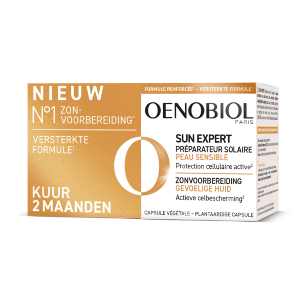 Oenobiol Sun Expert Zonvoorbereiding - Gevoelige Huid - 2x30 Capsules