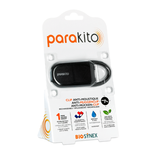 Para'kito Anti-Muggen Clip - Zwart - 1 Stuk