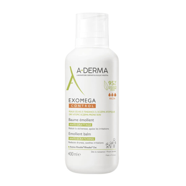 A-Derma Exomega Control Emolliërende Balsem Tegen Krabben 400ml