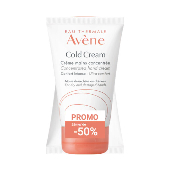 Avène Cold Crème Handcrème Duopack 2x50ml 2de -50%