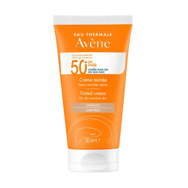 Avène Getinte Zonnecrème SPF50+ - Droge Gevoelige Huid - 50ml