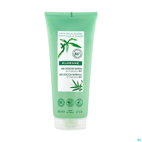 Klorane Lichaam Douchegel Seve Bamboe 200ml Nf