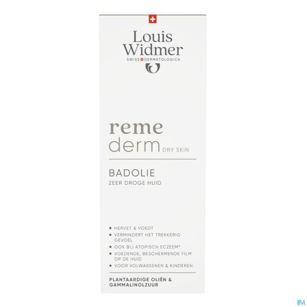 Louis Widmer Remederm Badolie Licht geparfumeerd - 250ml