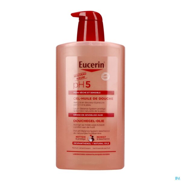 Eucerin pH5 Douchegel Olie Pompflacon 1L