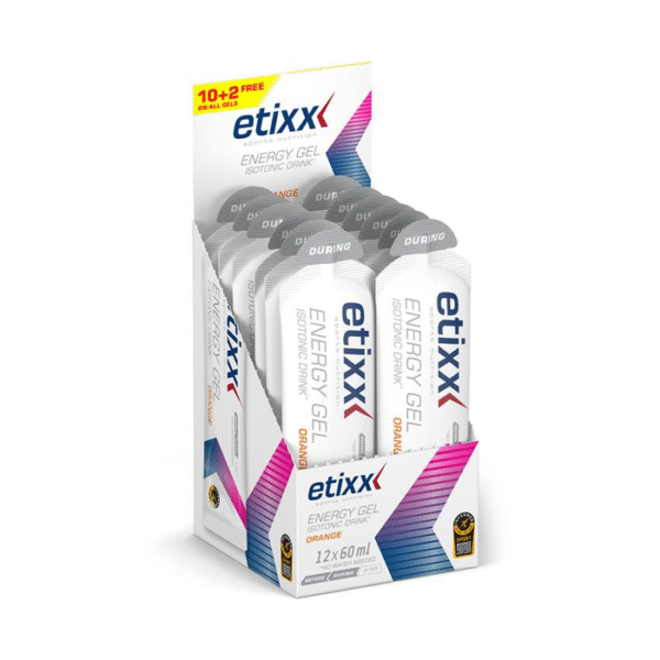 Etixx Isotonic Drink Energy Gel - Sinaasappel - 12x60ml