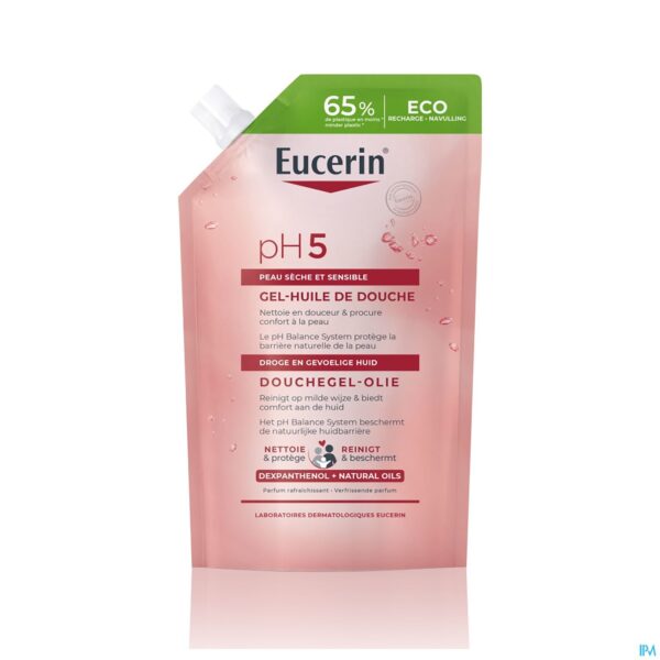 Eucerin pH5 Douchegel Olie Navulling 400ml