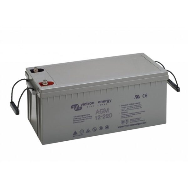 AGM 12V/220Ah Deep Cycle Accu - M8 insert