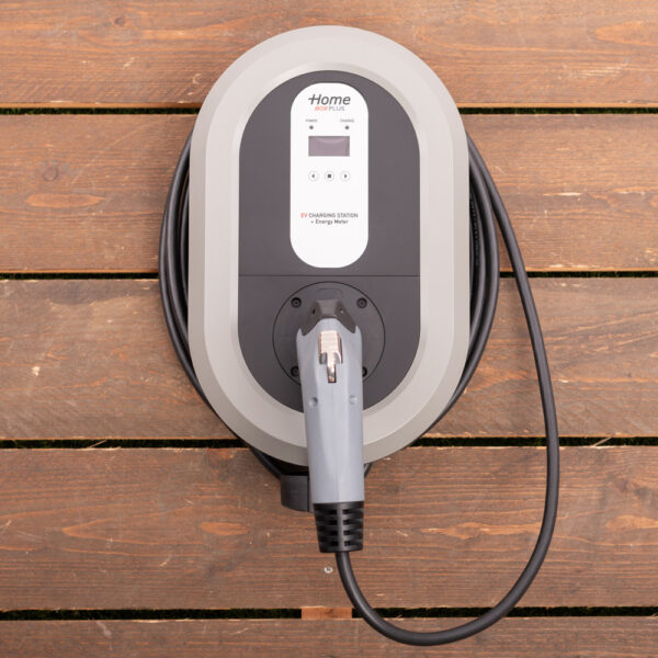 EV Home Box Plus Laadstation type 1, 1 fase 16A met rechte laadkabel + KWh meter