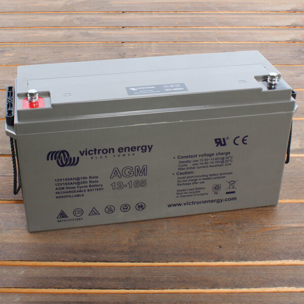 AGM 12V/165Ah Deep Cycle Accu - M8 insert