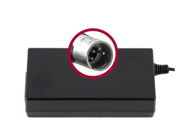fiets acculader 42V 2A XLR 4-polig