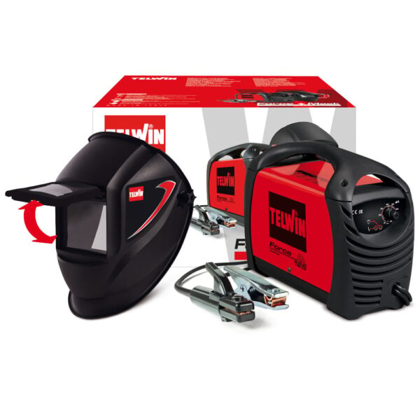 Force 125 MMA elektrode lasapparaat + Tiger Lashelm