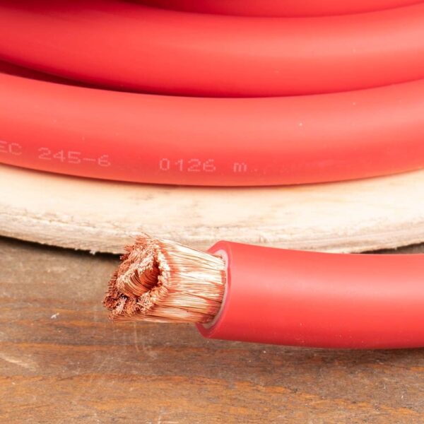 Accukabel rood 95mm² per meter