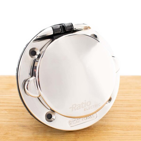 Walstroom invoer/ inlet 50A RVS