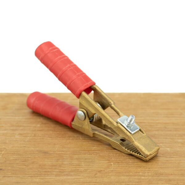 Accuklem rood brons gegoten 200A