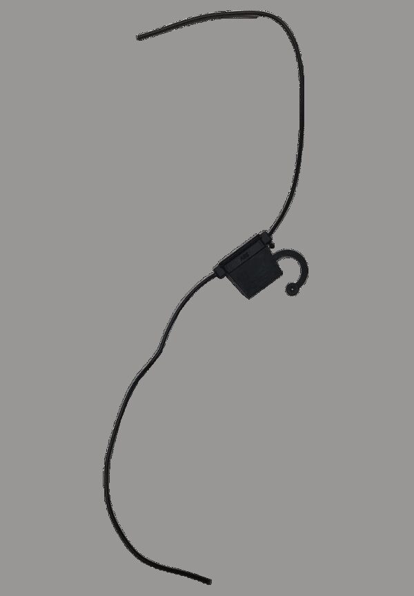 Zekeringhouder Normoto 1.5mm2 zwart met beschermkapje