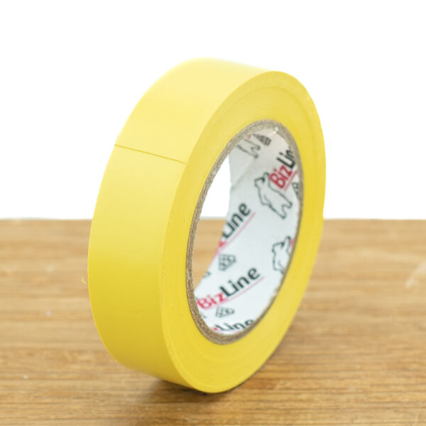 Vinyltape 15mm x 10m geel