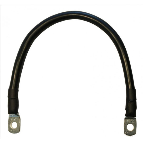 Accukabel verloop 25mm² 50cm M10-M10 Zwart