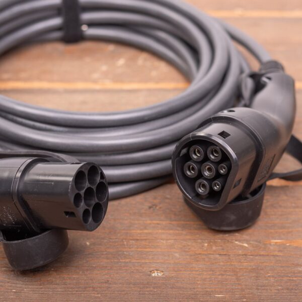 E-Line Laadkabel type 2 - 1 fase 32A - 15 meter