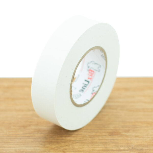 Hoogwaardige vinyltape 19mm x 20m wit