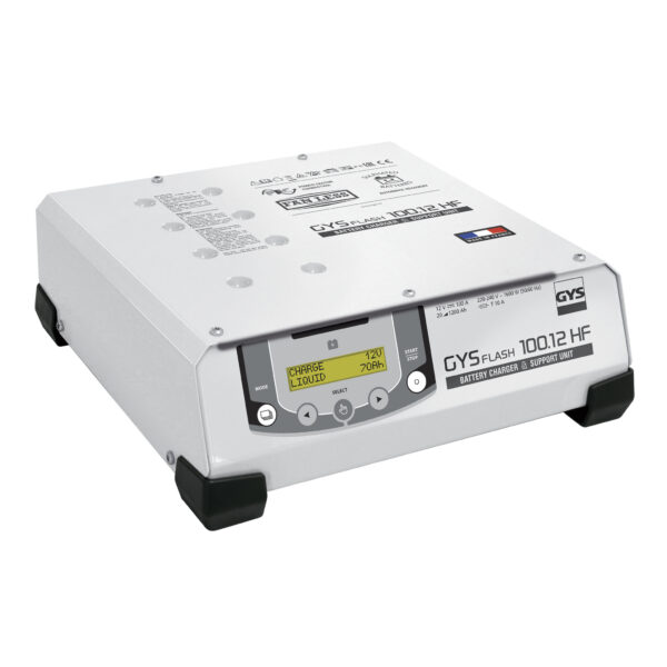 acculader met voeding GYSFLASH 100.12 HF 5M