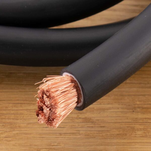 Accukabel zwart 95mm² per meter