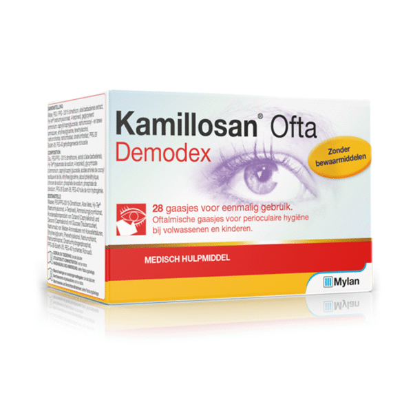 Kamillosan Ofta Demodex Doekjes 28 Stuks