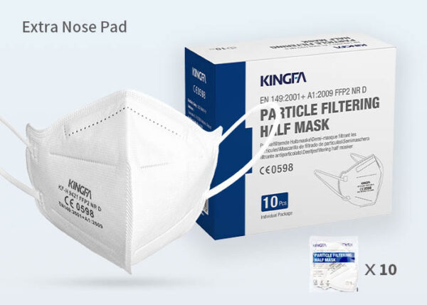 Mondkapjes FFP2 CE Gekeurd - 10 Stuks