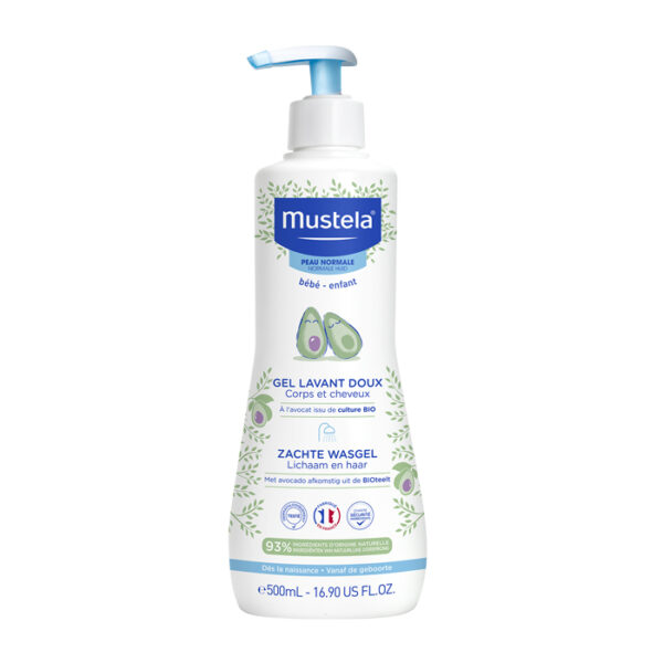 Mustela Bébé Zachte Wasgel - Normale Huid 500ml
