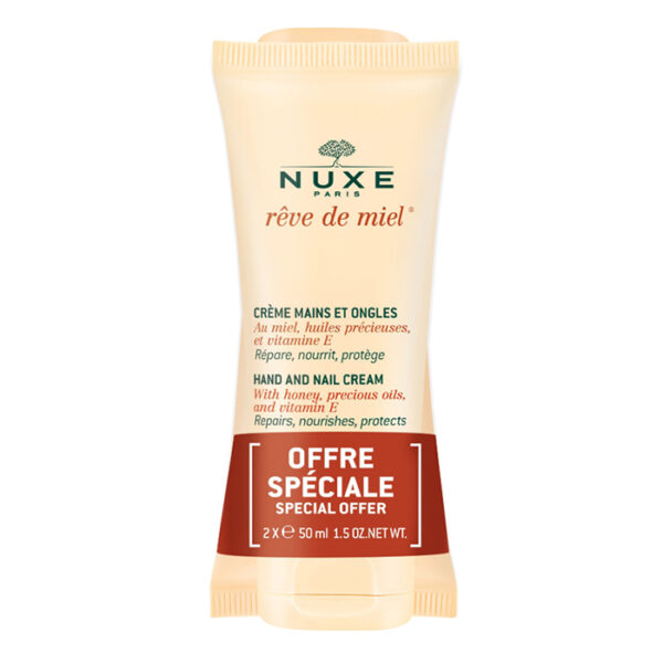 Nuxe Rêve De Miel Hand-Nagelcrème Duo 2x50ml Promo 2de -50%