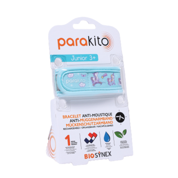 Para'kito Anti-Muggen Armband Junior 3+ Jaar - Eenhoorn - 2 Navullingen - 1 Stuk