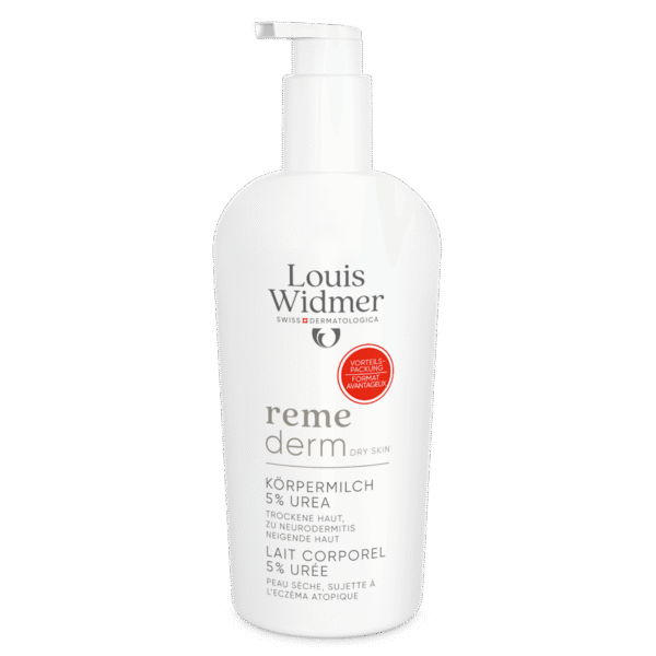 Louis Widmer Remederm Lichaamsmelk 5% Ureum Zonder Parfum 400ml