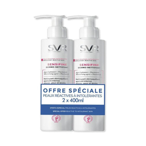 SVR Sensifine Dermo-Nettoyant Make-Up Remover Duopack 2x400ml Promo 2de -40%