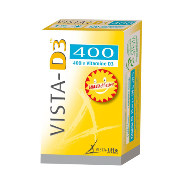 Vista-D3 Junior 400 I.E. 120 Smelttabletten