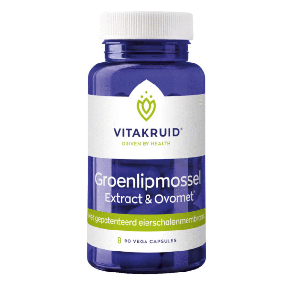 Vitakruid Groenlipmossel Extract & Ovomet - 90 Capsules
