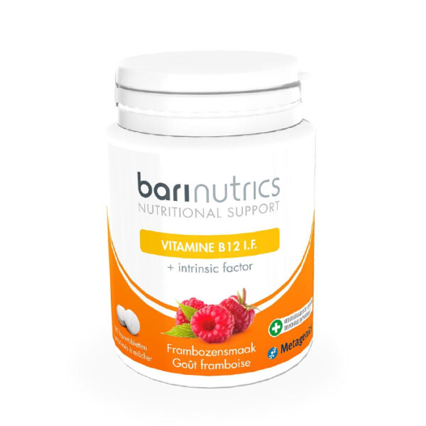 Barinutrics Vitamine B12 I.F. Framboos 90 Kauwtabletten
