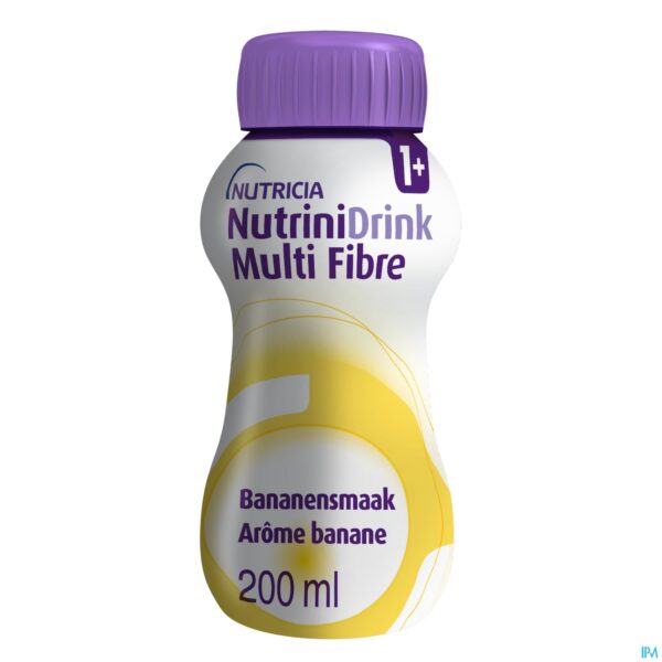 NutriniDrink Multi Fibre Bananensmaak Flesje - 200ml