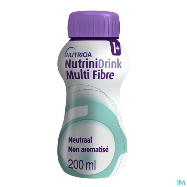 Nutrinidrink Multi Fibre Neutrale smaak Flesje - 200ml