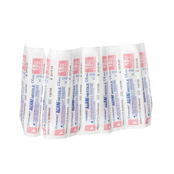 Terumo Naald Agani Steriel 18g 1 1/2 Rb - Roze 10 Stuks