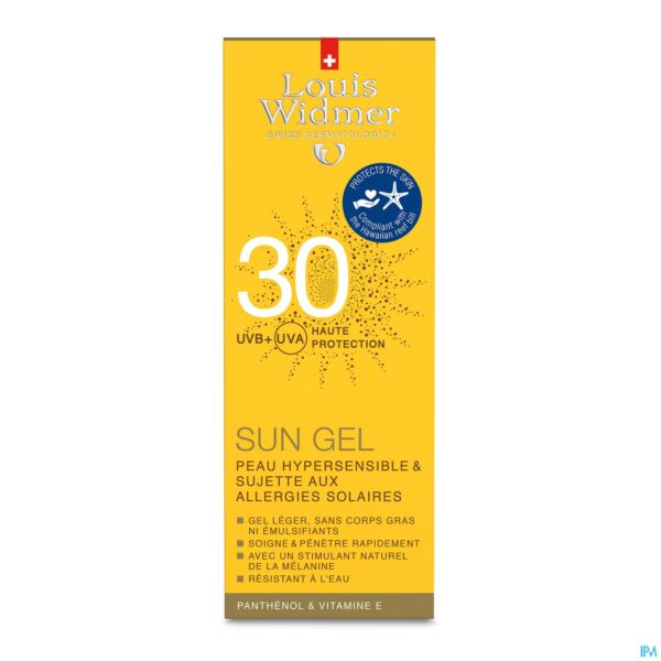 Louis Widmer Sun Gel SPF30 Parfum 100ml