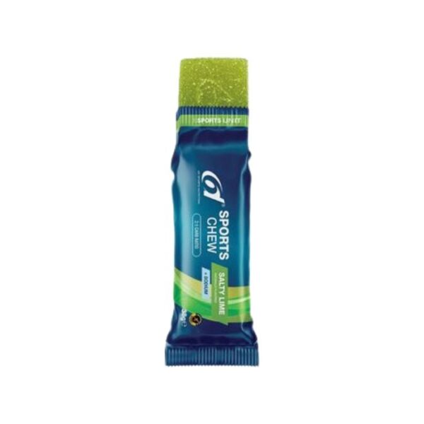 6D Sports Chew Salty Lime - 1 x 38g