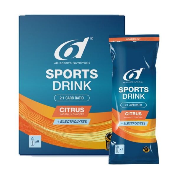 6D Sports Drink Citrus Unidose - 6x33g