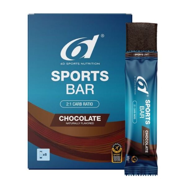 6D Sports Bar Chocolate - 6x46g