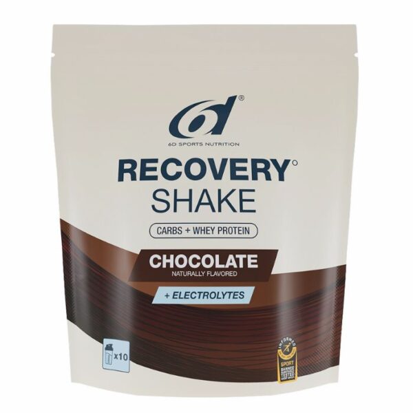 6d Sports Nutrition Recovery Shake Chocolate Poeder - 850g