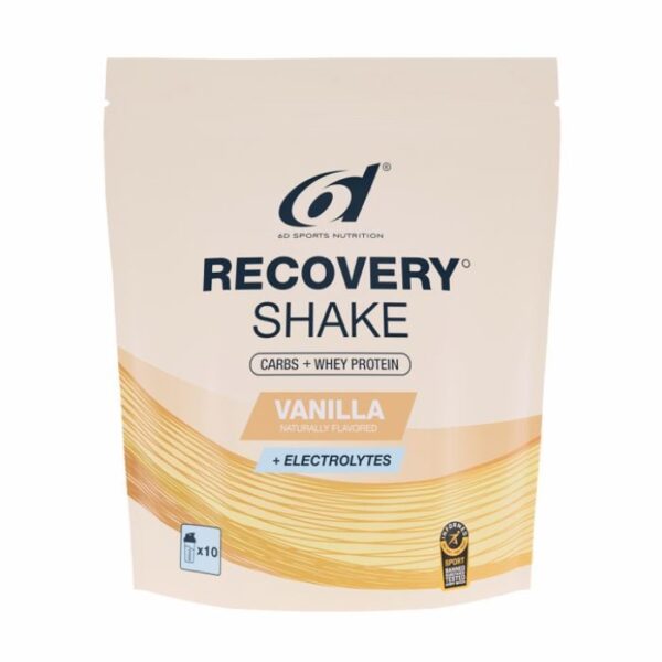 6d Sports Nutrition Recovery Shake Vanilla Poeder - 850g