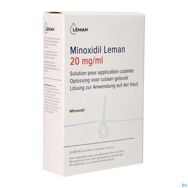 Minoxidil Leman 2% - 3x 60ml