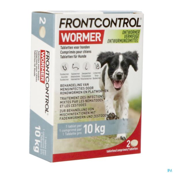 Frontcontrol Wormer Honden - 2 Tabletten
