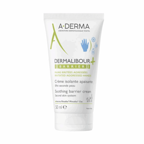 A-Derma Dermalibour+ Barrier Isolerende kalmerende Crème, Geïrriteerde, aangevallen huid 50ml